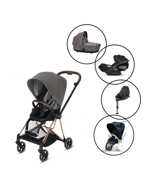 Cybex Mios Travel System with Free Fashion Seat Pack 
