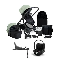 Orange 4 Pushchair Bundle Travel System with Cloud T Car Seat & Base 