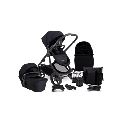 Orange 4 Pushchair Bundle Jet -Black Edition