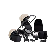 Orange 4 Pushchair Bundle Jet - Latte