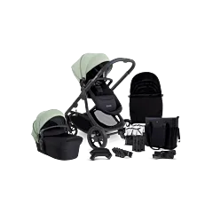 Orange 4 Pushchair Bundle Jet -Pistachio
