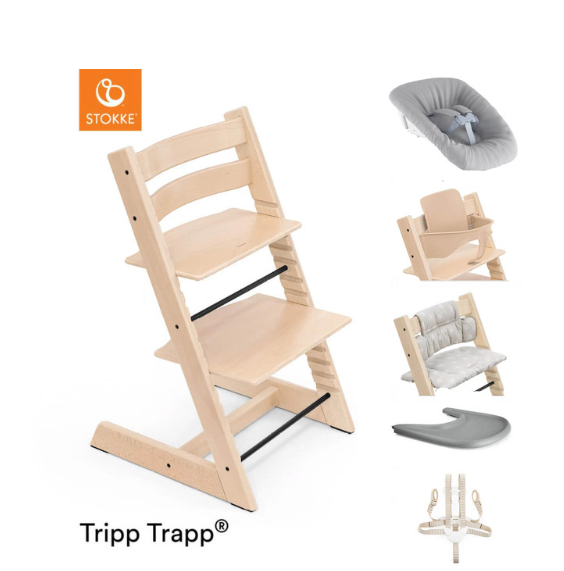 Stokke Tripp Trapp Newborn to Chair for Life Package Bella Baby